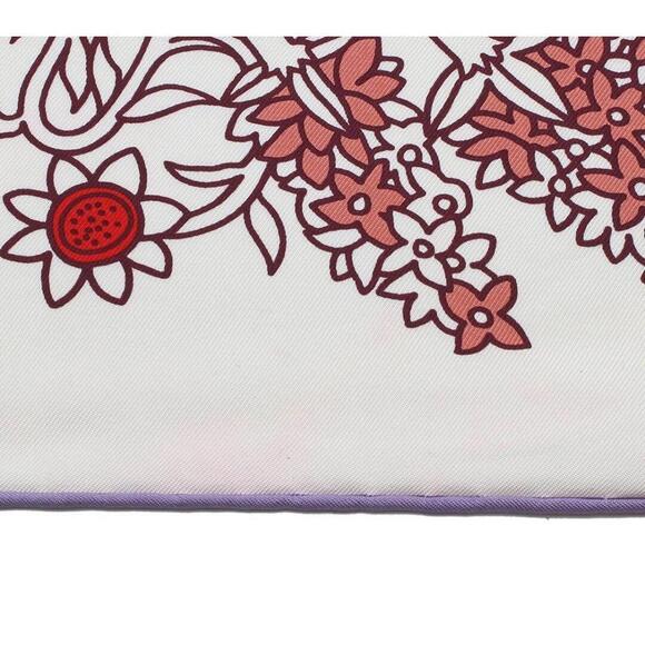 Hermès Carré 90 Cachet-cachet Fleurie Silk Scarf - Picture 7 of 10